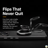 Flips That
Never Quit - NILLKIN FiberSnap Triple Ring Kevlar® Magnetic Phone Grip & Stand