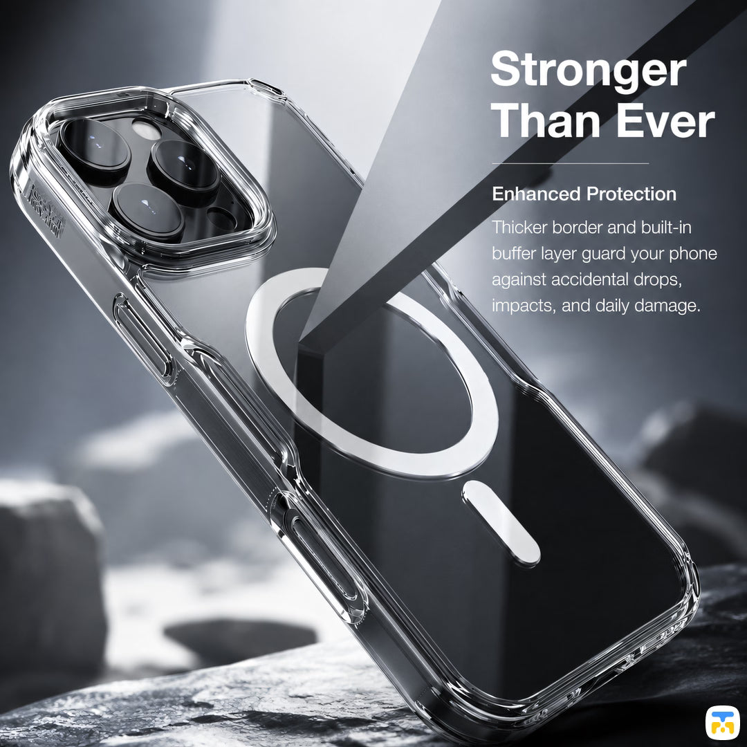 Stronger
Than Ever - NILLKIN for iPhone 16 Series Natural TPU Pro Magnetic Case