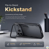 Flip-to-Stand
Kickstand - NILLKIN for iPhone 17 Series Iceblade CamProp Case with Transparent Camera Cover