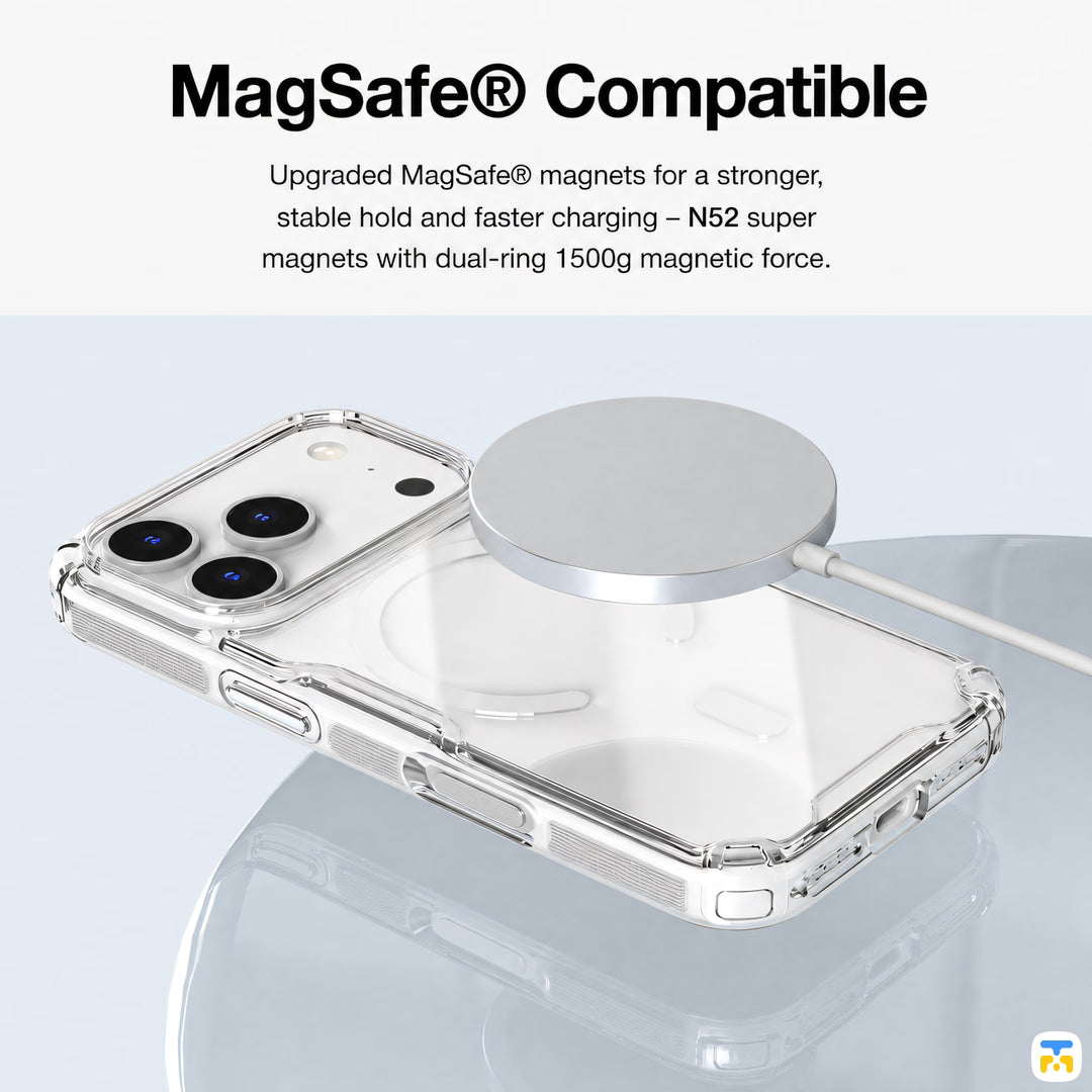 MagSafe® Compatible - NILLKIN for iPhone 17 Series Natural TPU Pro Magnetic Case