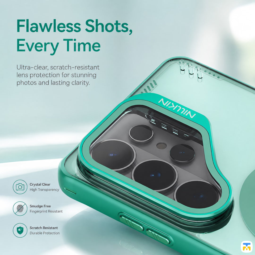 Flawless Shots,
Every Time - NILLKIN for S26 Series Iceblade Magnetic Case with Camera Cover
