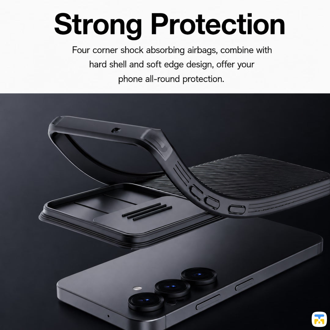 Strong Protection - NILLKIN for Samsung Galaxy S25 Ultra Camshield Pro Case