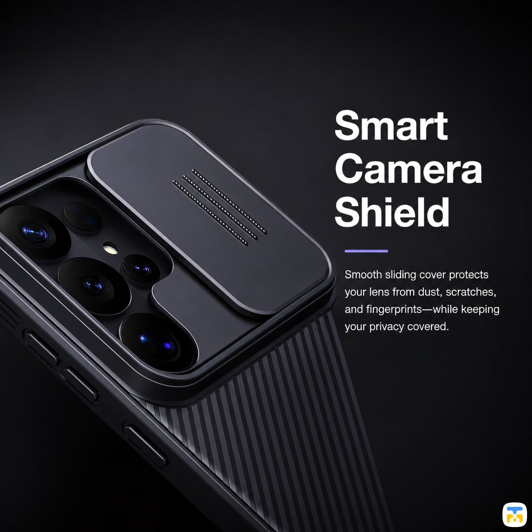 Smart
Camera
Shield - NILLKIN for Samsung Galaxy S26 Series Camshield Pro Case