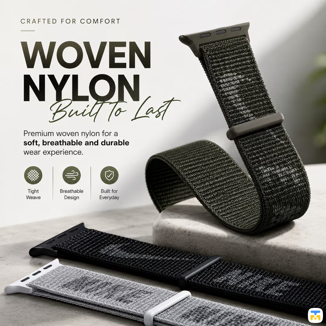 NK Circulating Nylon Apple Watch Strap for 38-49mm