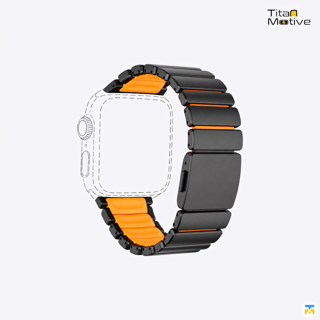 NOVAMAG Zinc Alloy Magnetic Quick-Release Strap for Apple Watch