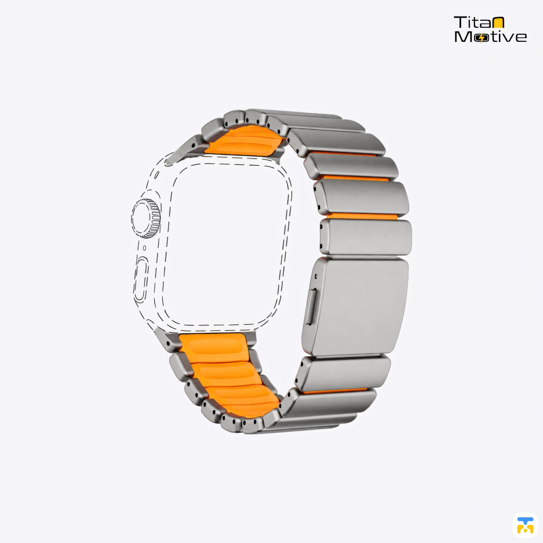 NOVAMAG Zinc Alloy Magnetic Quick-Release Strap for Apple Watch