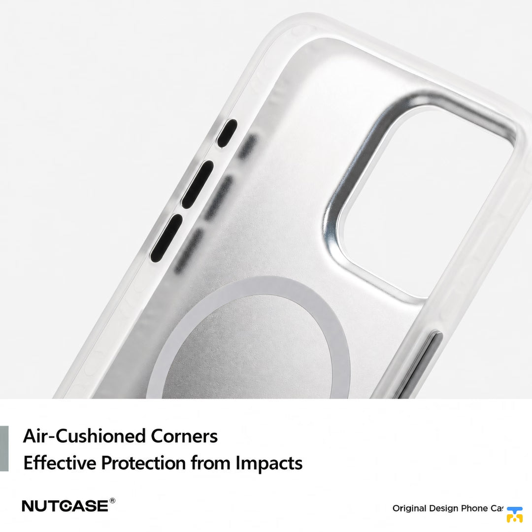 Air-Cushioned Corners
Effective Protection from Impacts - NUTCASE for iPhone 17 Series Mecha MagSafe Case
