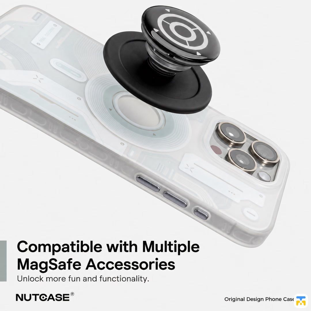 Compatible with Multiple
MagSafe Accessories - NUTCASE for iPhone 17 Series Mecha MagSafe Case