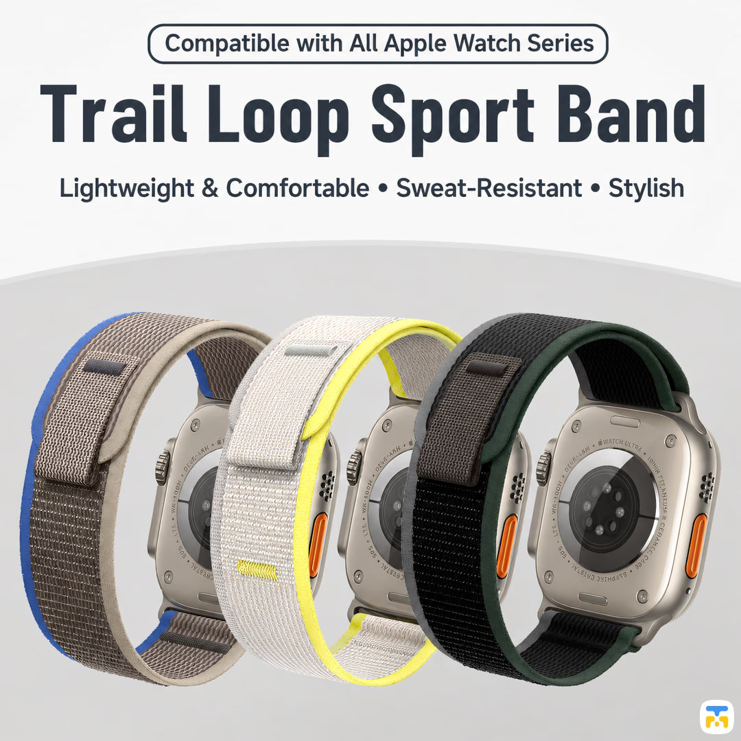 Trail Loop Sport Band - Nylon Braided Loop Apple Watch Strap for 38-49mm