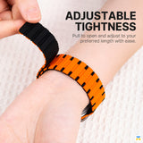 ADJUSTABLE
TIGHTNESS - Omega Dual-Color Magnetic Silicone Apple Watch Strap for 38-49mm