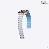 Omega Dual-Color Magnetic Silicone Apple Watch Strap for 38-49mm