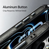 Aluminum Button - PEAKZOOC DarkGrid MagSafe Case