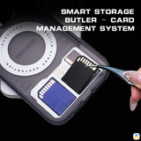 SMART STORAGE BUTLERCARD MANAGEMENT SYSTEM - PEAKZOOC for iPhone 16 Series Cyber Butler Case with Card Storage