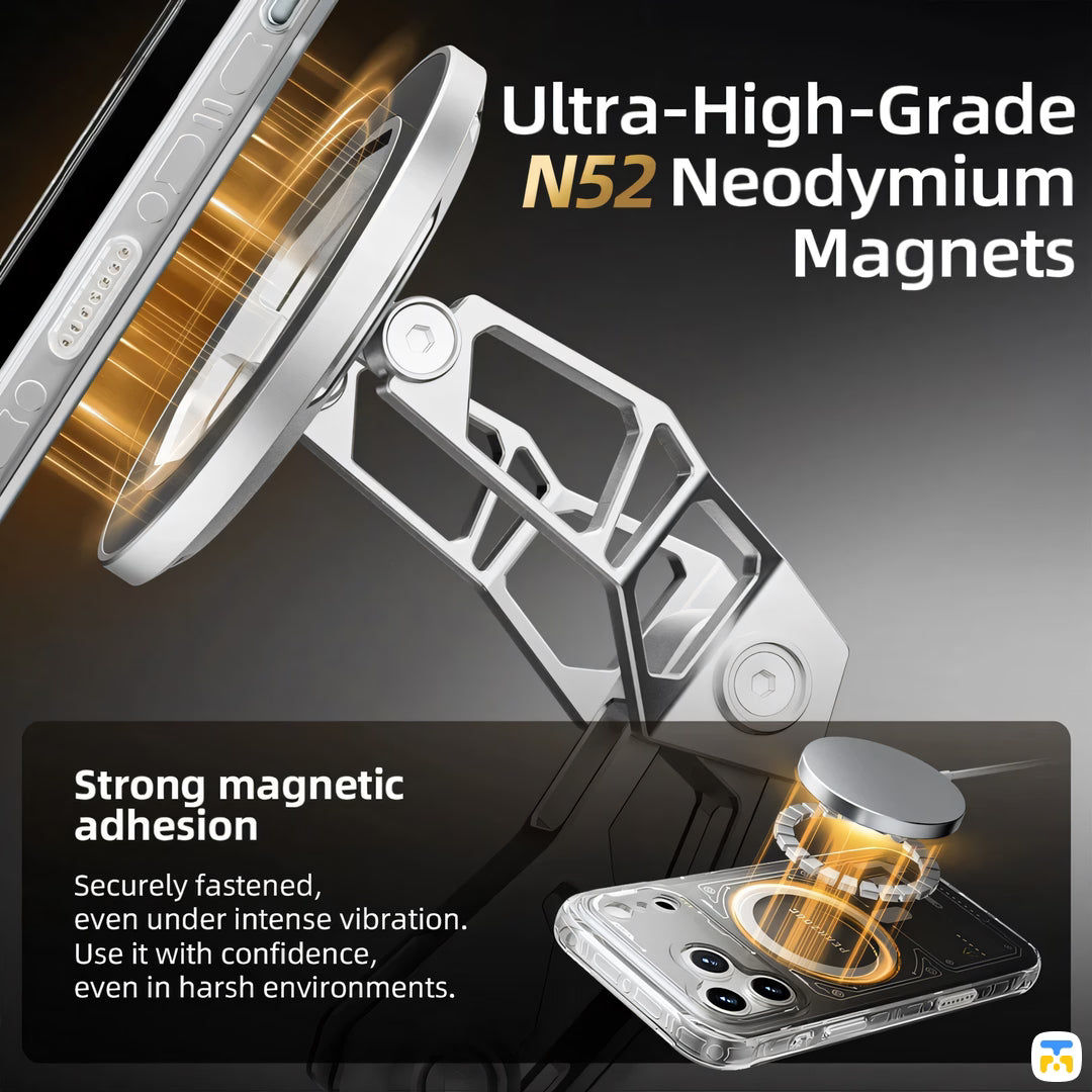 Strong magnetic
adhesion - PEAKZOOC for iPhone 16 Series Neuron Series MagSafe Case