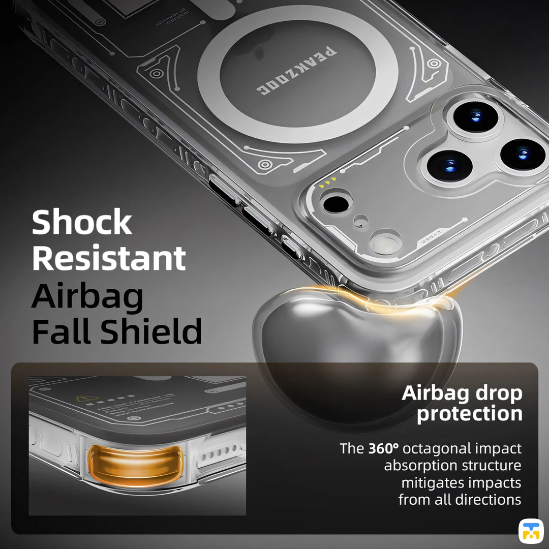 Airbag drop
protection - PEAKZOOC for iPhone 16 Series Neuron Series MagSafe Case