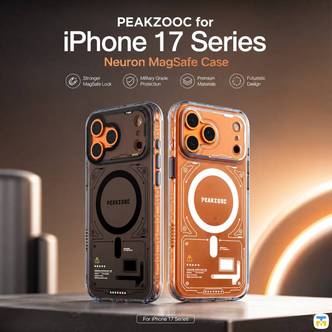 PEAKZOOC for iPhone 17 Series Neuron MagSafe Case