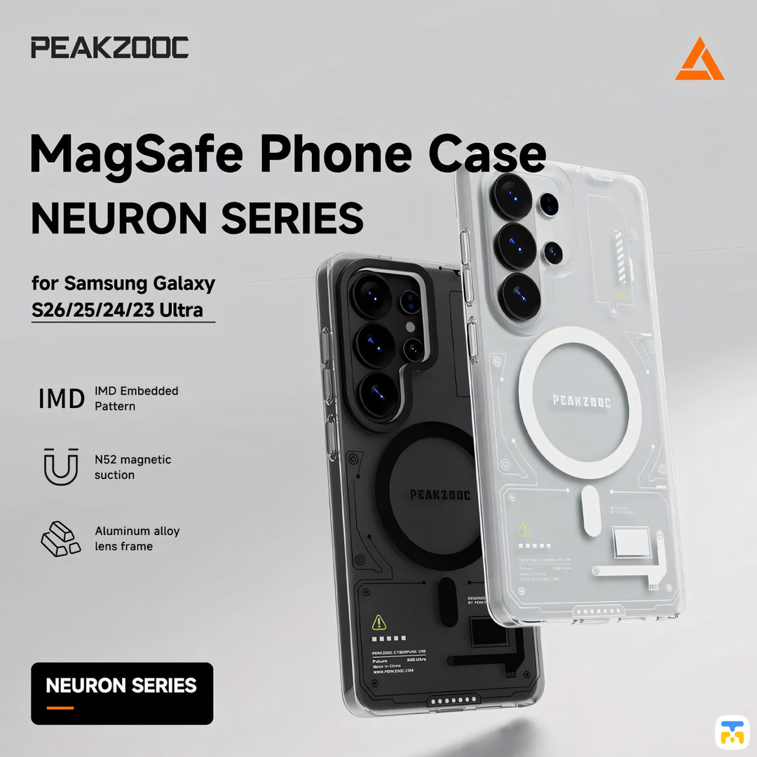 PEAKZOOC for Samsung S25 Ultra Neuron Magnetic Case