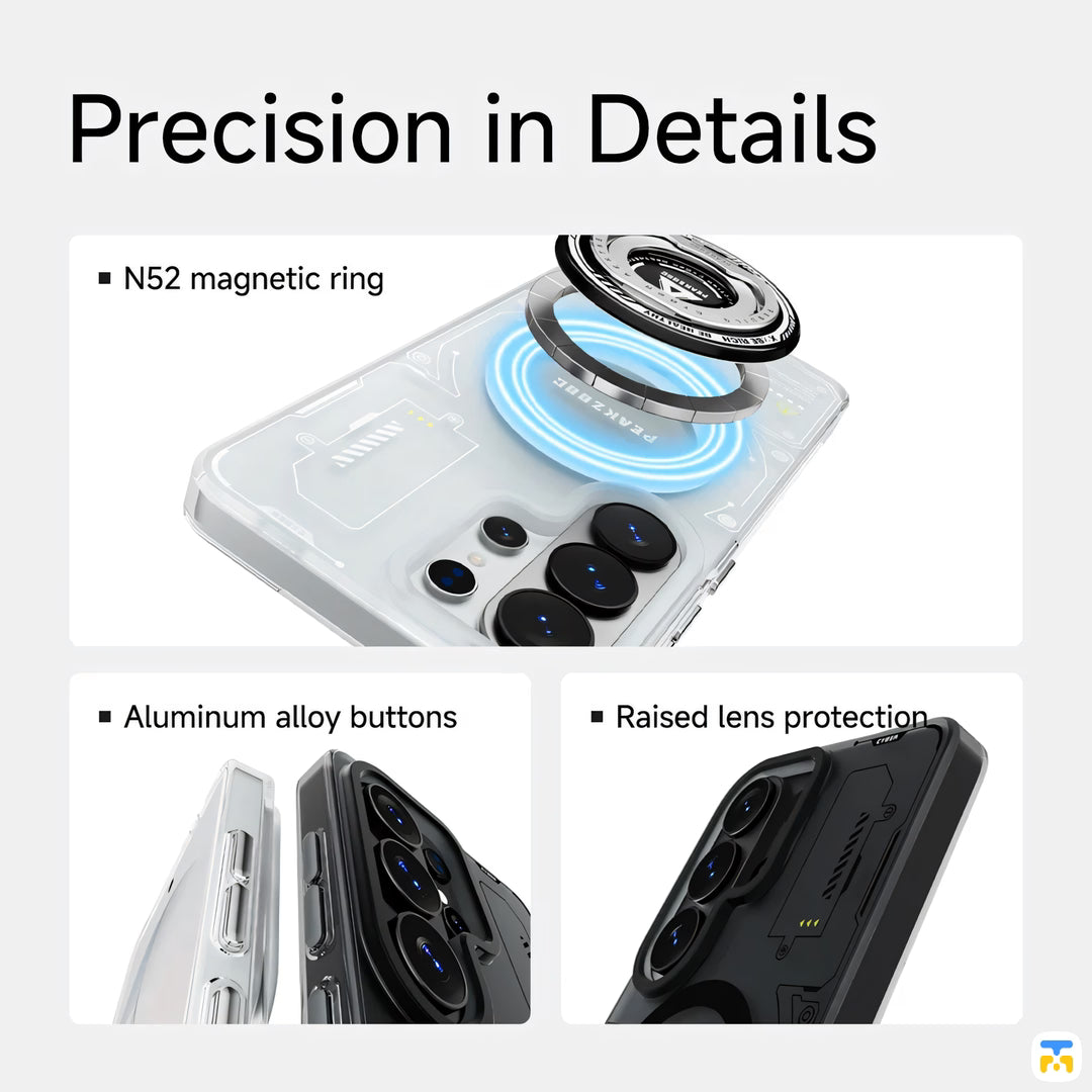 Precision in Details - PEAKZOOC for Samsung S26 Series Neuron Magnetic Case