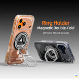 Ring Holder
Magnetic Double-Fold - PEAKZOOC MagSafe Grip Stand with 360° Rotation - Dual-Fold Ring
