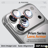 PEAKZOOC PRISM Lens Armor Film for iPhone 15/16/17 Pro & Pro Max