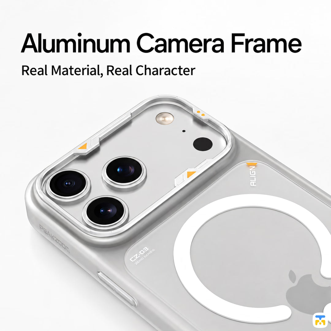 Aluminum Camera Frame - PEAKZOOC Zero Apex MagSafe Case
