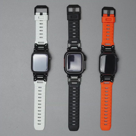 PEAKZOOC Apple Watch FKM Strap - Glow In The Dark