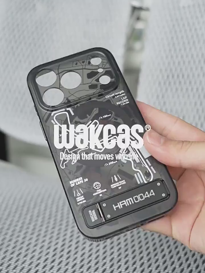 WAKCAS for iPhone 17 Series Grand Prix MagSafe Case with Stand