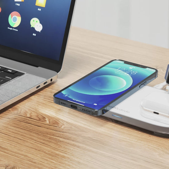 Mcdodo 3in1 15W Wireless Charger for iPhone, Apple Watch, Airpods