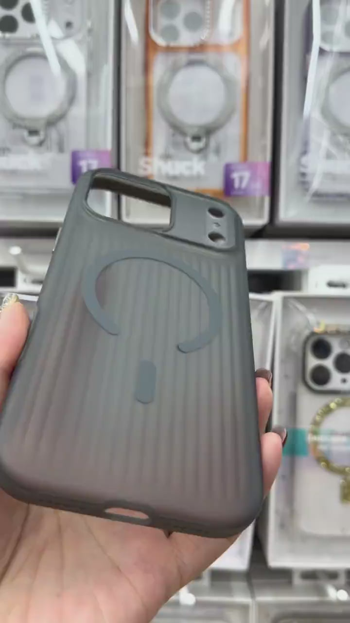 Jaucase for iPhone 17 Series Luggage Grid MagSafe Case