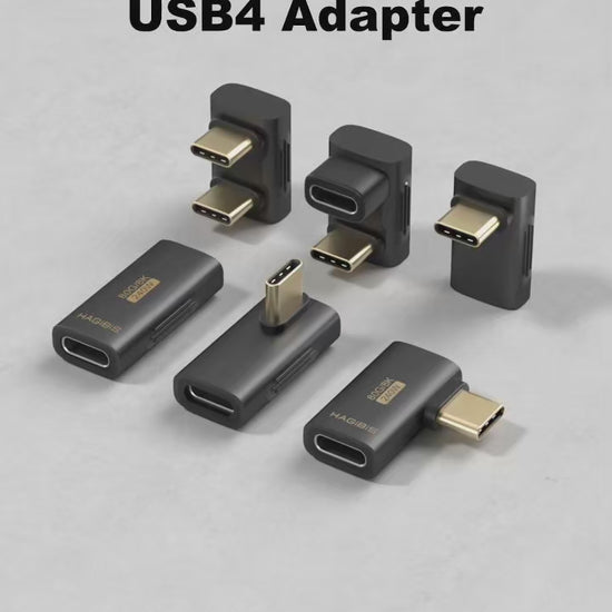 HAGiBiS 240W 80Gbps 8K USB4 Extender Adapter