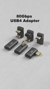 HAGiBiS 240W 80Gbps 8K USB4 Extender Adapter