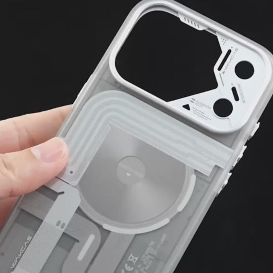 WAKCAS for iPhone 17 Series Tech-Core MagSafe Case
