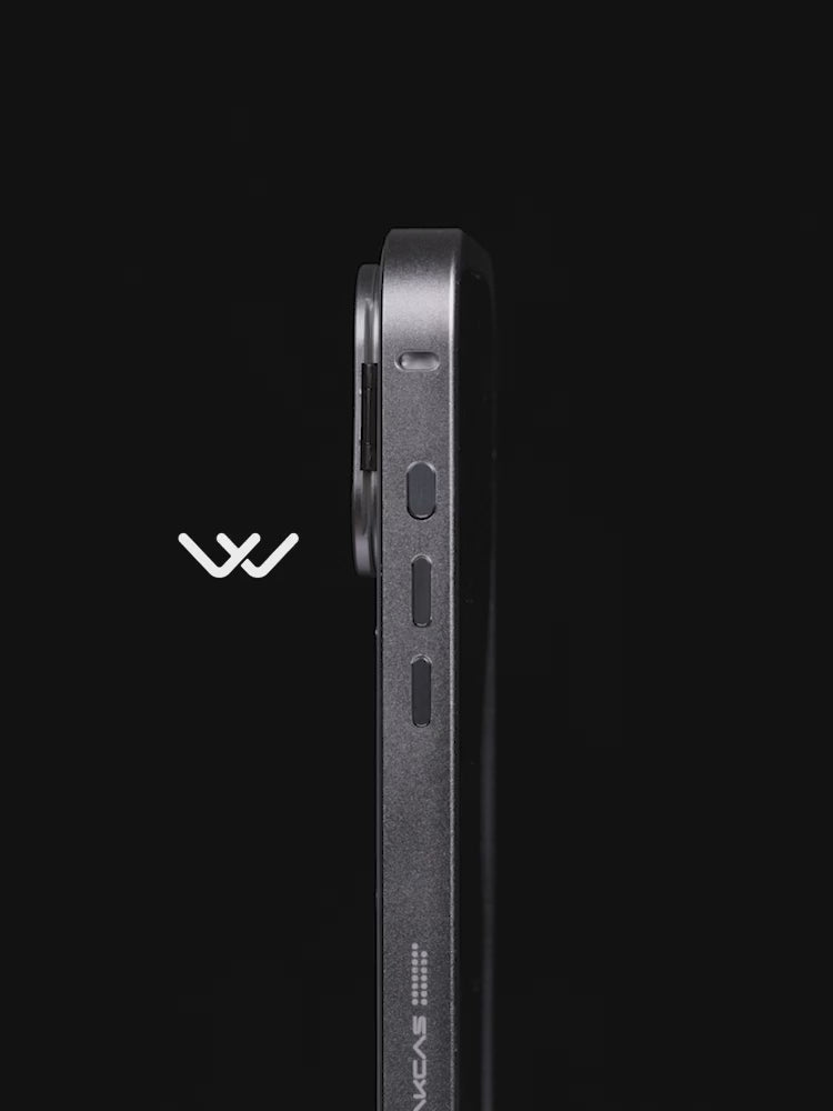 WAKCAS for iPhone 17 Series Detachable Metal MagSafe Case