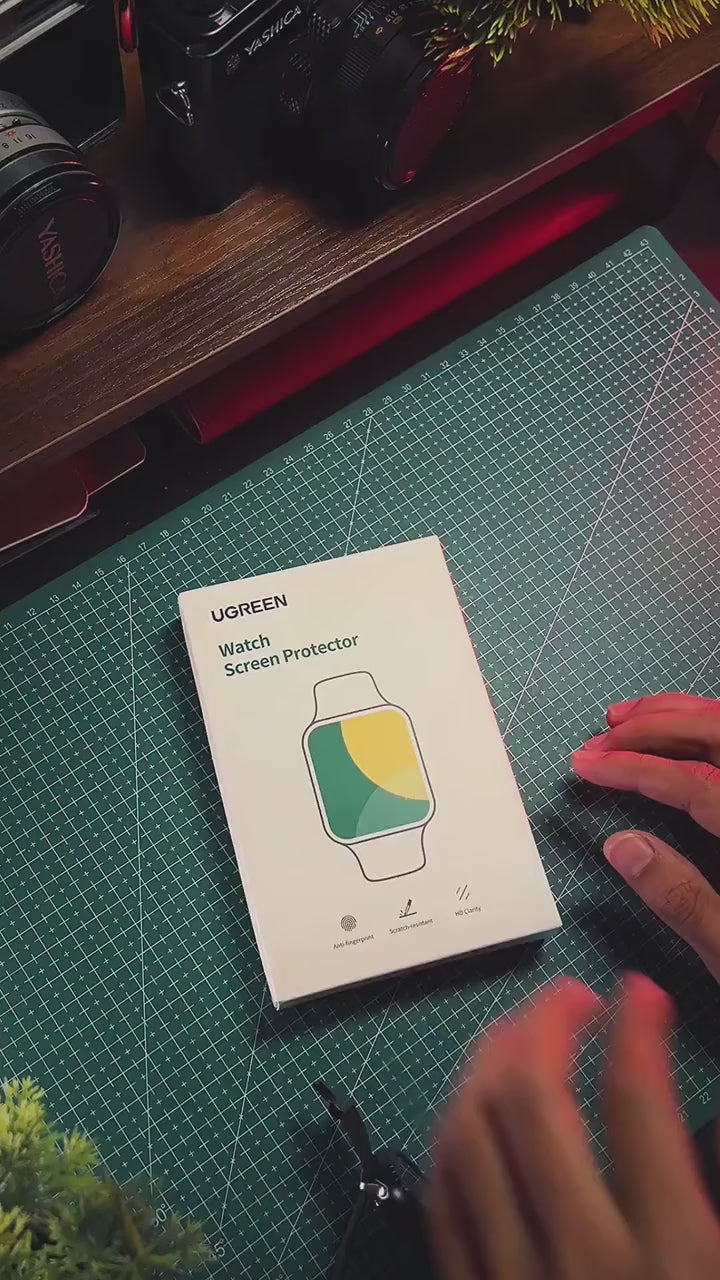 UGREEN Apple Watch Screen Protector with Installer - 2 Pieces