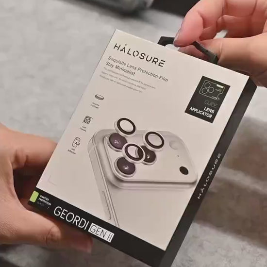 HALOSURE GEORDI GEN II Lens Protector for iPhone 18 Series