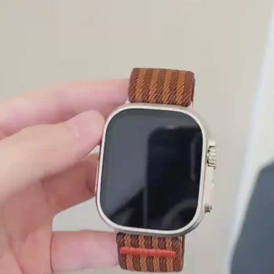 Tactical Ribbed Apple Watch Nylon Strap for 38-49mm