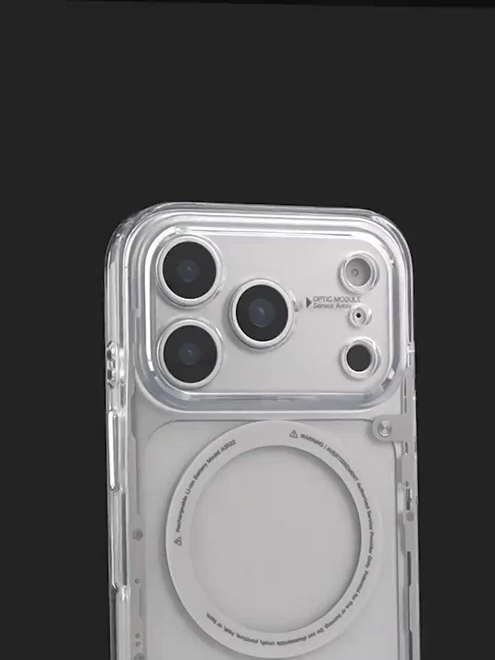 WAKCAS Clear-Cut MagSafe Magnetic iPhone Case