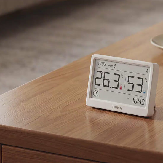 DUKA E-Ink Thermometer & Hygrometer Works with MI Home