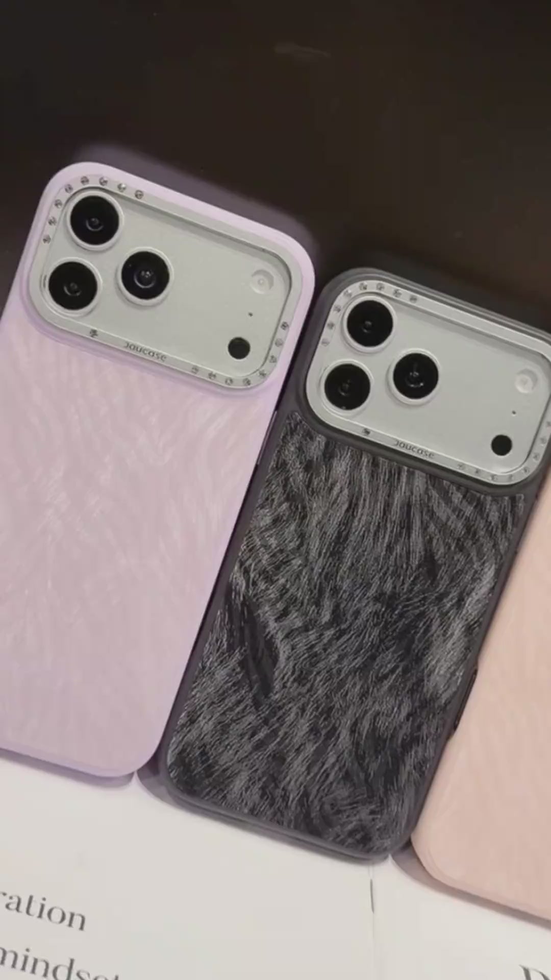 Jaucase for iPhone 17 Series Silky Flow Pattern MagSafe Case