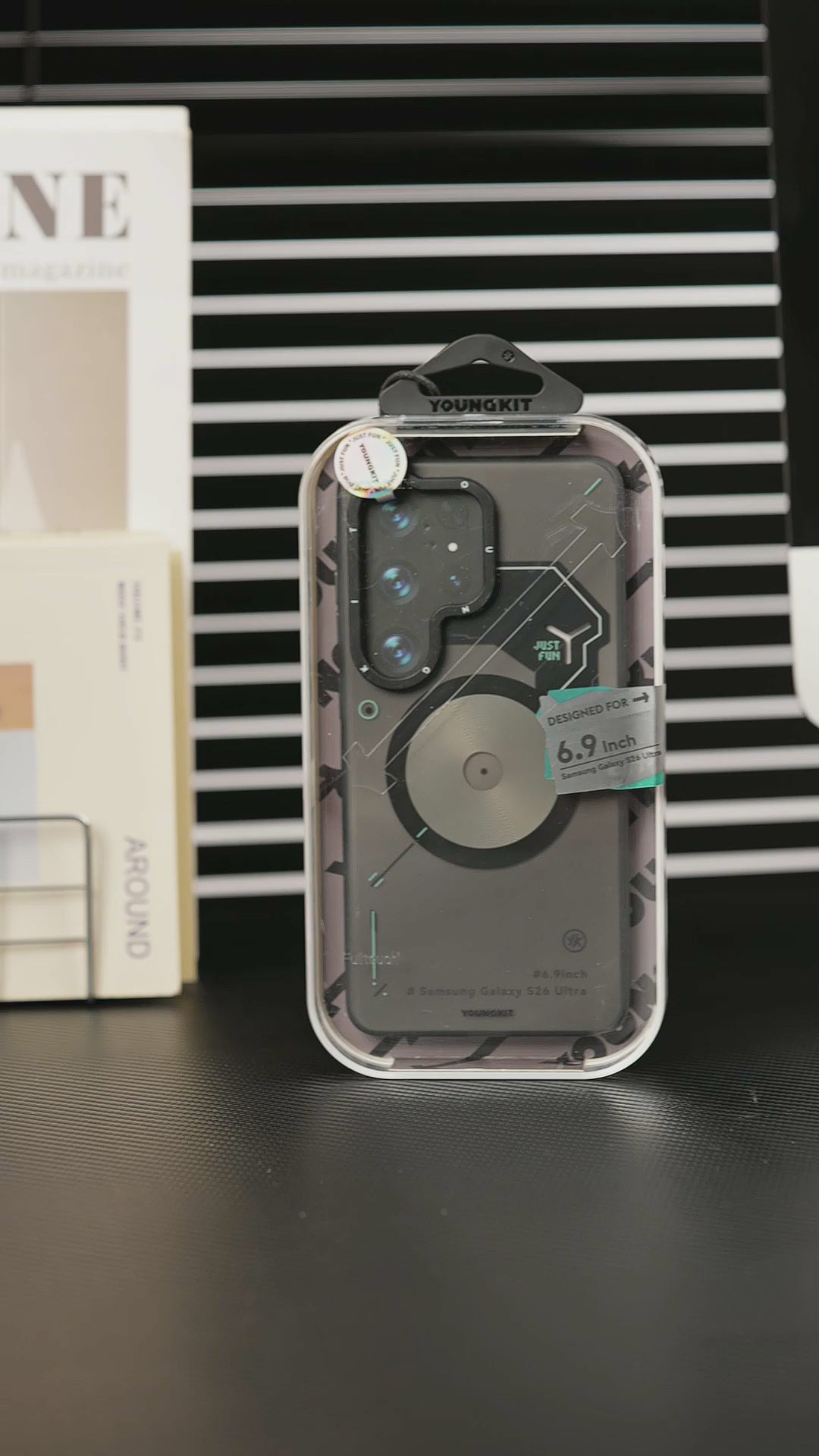 YOUNGKIT for Samsung S26 Ultra Disc Core JUST FUN Case