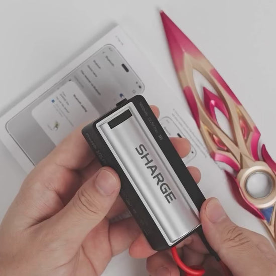 SHARGE Grip Power Bank - 5000 mAh, 22.5W, Tactile Shutter Button