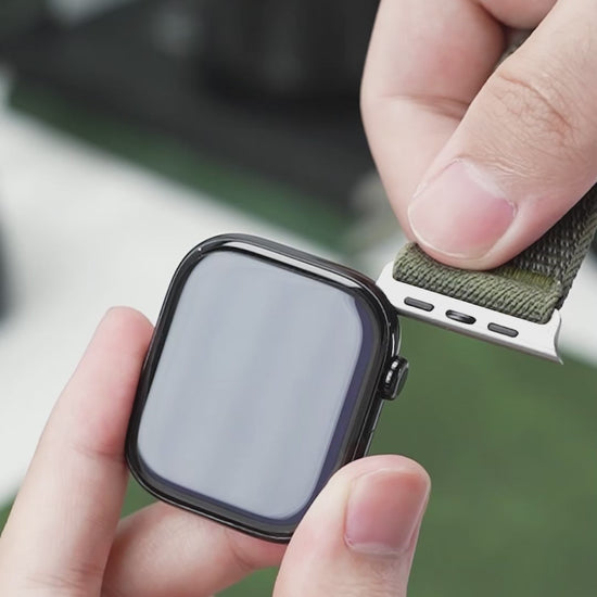 BLUEO Woven Nylon Magnetic Quick-Release Apple Watch Sport Band