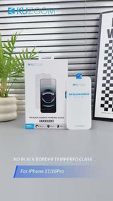 KUZOOM for iPhone 16 & 17 Series Borderless Screen Protector