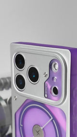 WAKCAS for iPhone 17 Series Square Purple Electroplated MagSafe Case