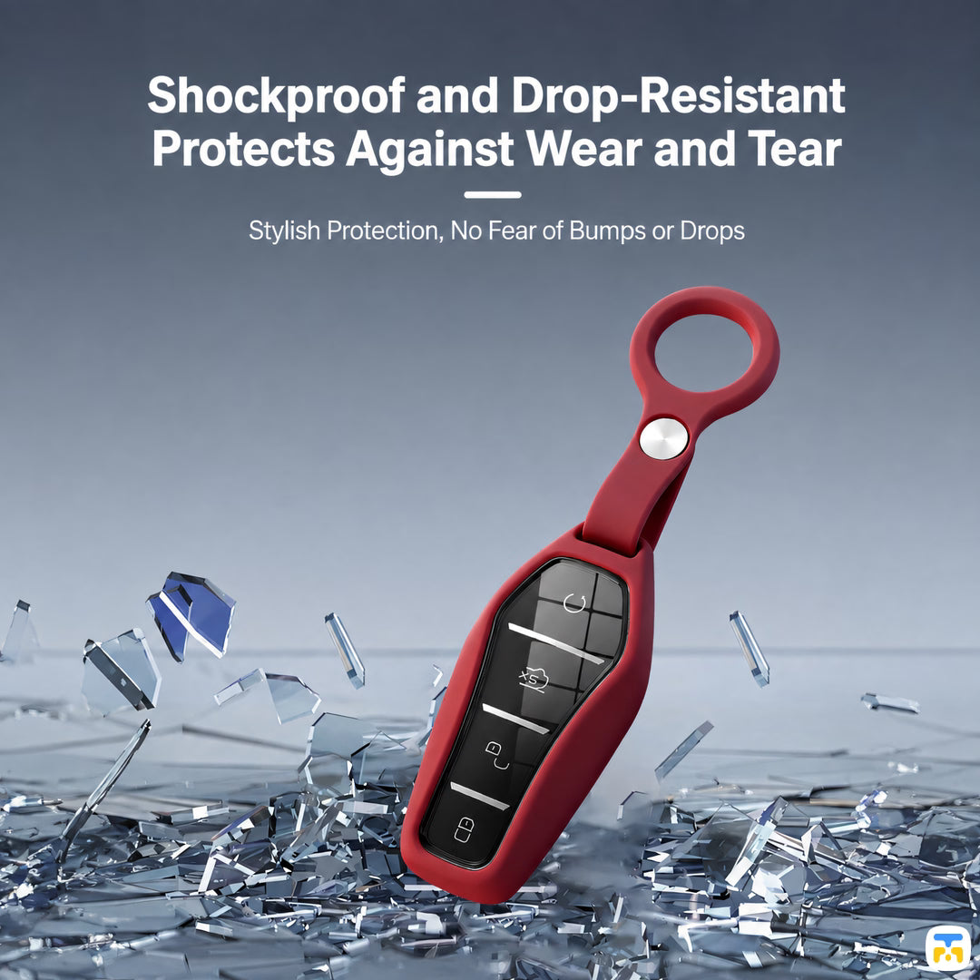 Shockproof and Drop-Resistant 
Protective Silicone Key Fob Cover for BYD SEAL/SEAL 5/ATTO 3/SEALION 6/SEALION 5