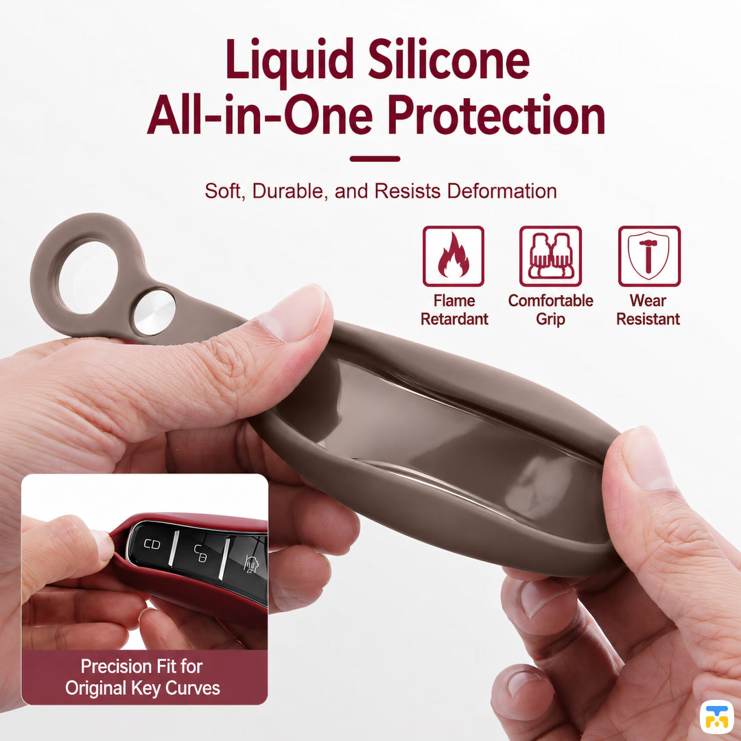 Liquid Silicone All-in-One Protection - Protective Silicone Key Fob Cover for BYD SEAL/SEAL 5/ATTO 3/SEALION 6/SEALION 5
