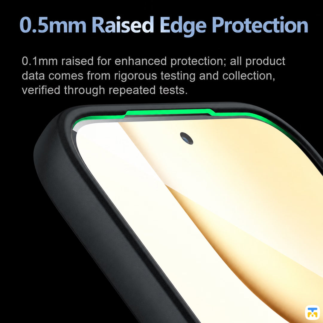 0.5mm Raised Edge Protection - QIANBEI Honor 600 Series Clear Case