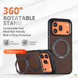 360°
ROTATABLE
STAND - QIANBEI Honor 600 Series Frosted Magnetic 360° Stand Case