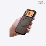 QIANBEI Honor 600 Series Frosted Magnetic 360° Stand Case
