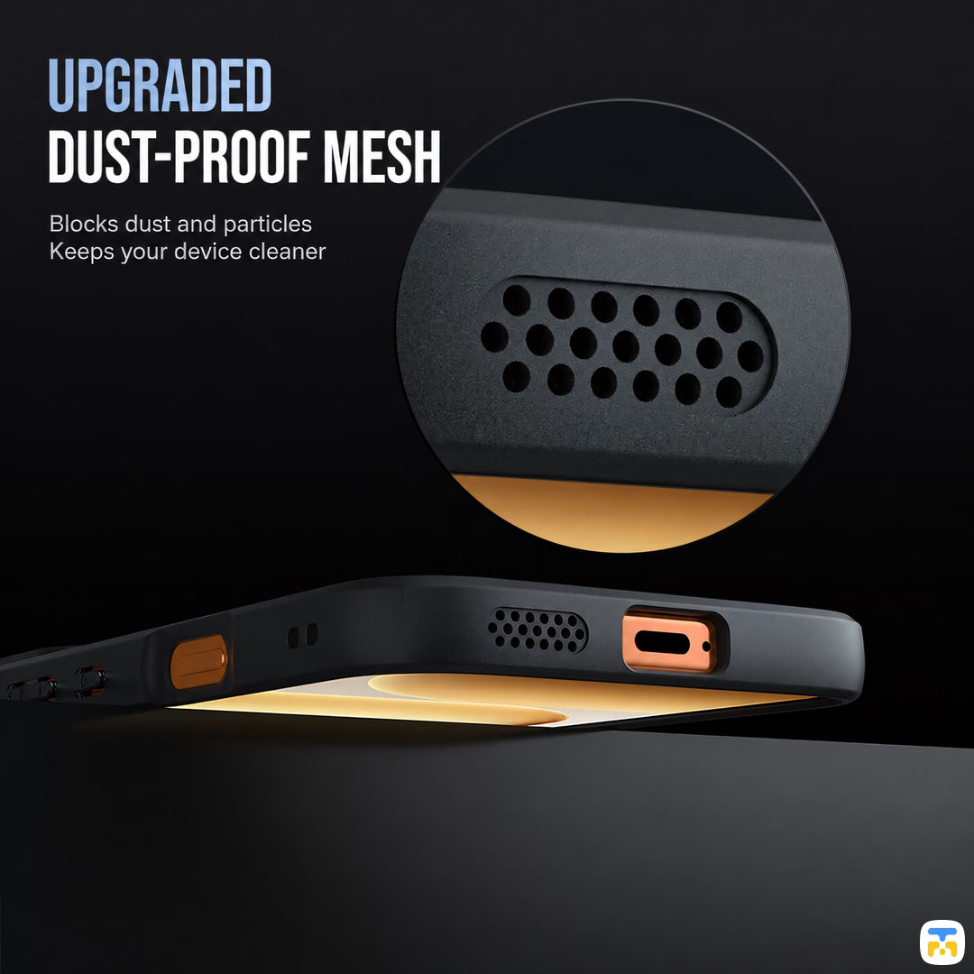 UPGRADED
DUST-PROOF MESH - QIANBEI Honor 600 Series Frosted Magnetic Case